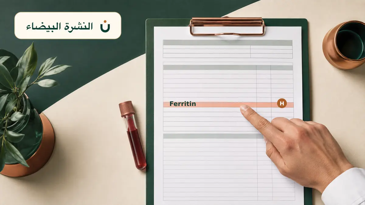 علاج زيادة مخزون الحديد عند ظهور ارتفاع الفيريتين في نتيجة التحليل