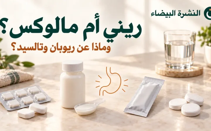 ريني أم مالوكس؟ الفرق بينهما وبين ريوبان وتالسيد لعلاج الحموضة